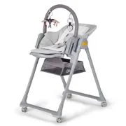 Scaun de masa Kinderkraft Lastree, 2 in 1, transformabil, grey