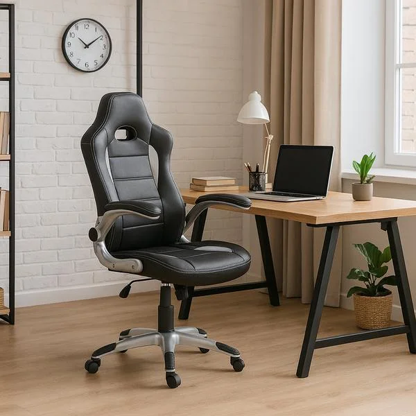 Scaun directorial US22 Space negru-gri - Unic Spot Ro