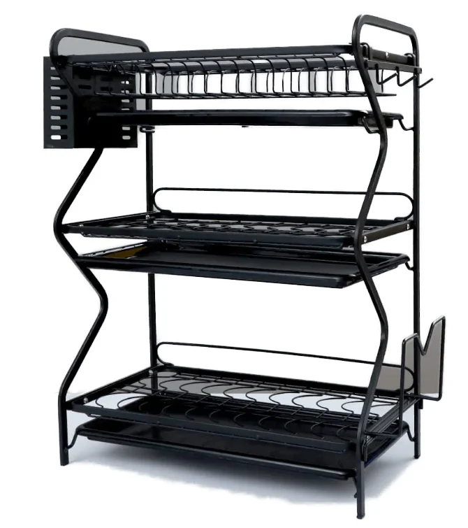 Scurgator de vase metalic premium cu 3 niveluri