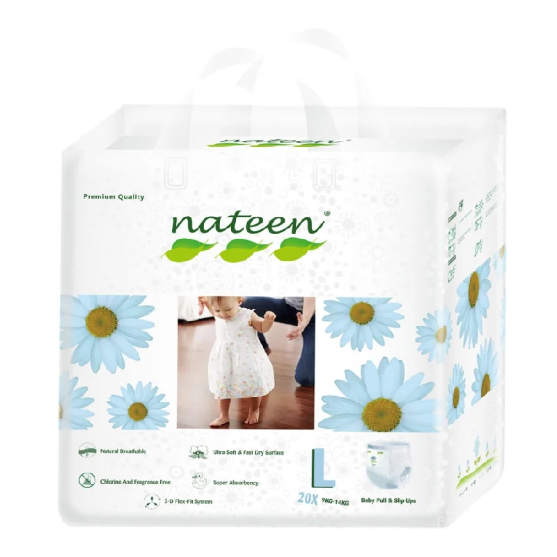 Scutece Pants Premium Line, 3D Flex&Fit, Nr.4, 9-14kg, 20 bucati, Nateen