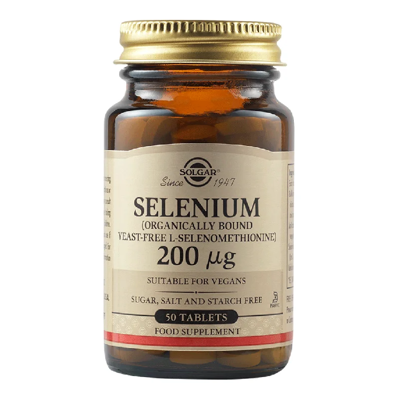 Seleniu 200mcg, 50 tablete, Solgar