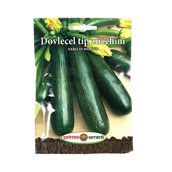 Seminte dovlecel tip zucchini Nero Di Milano 5 gr, Prima Sementi