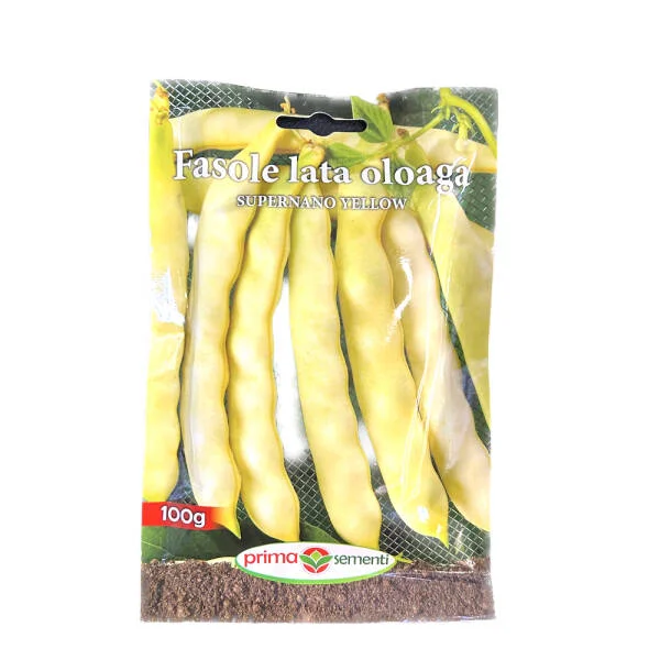 Seminte fasole lata oloaga Supernano Yellow 100 gr, Prima Sementi