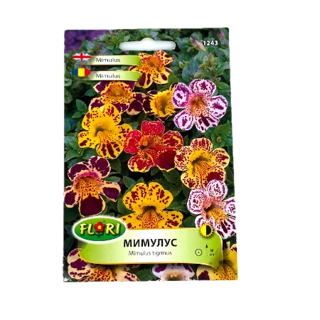 Seminte flori Mimulus Grandiflorum Mix 1243 0,15 gr, Florian Bulgaria