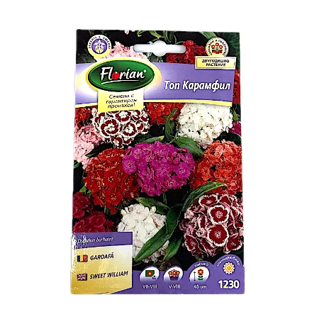 Seminte Garofita de Gradina 1230 0,5 gr, Florian Bulgaria