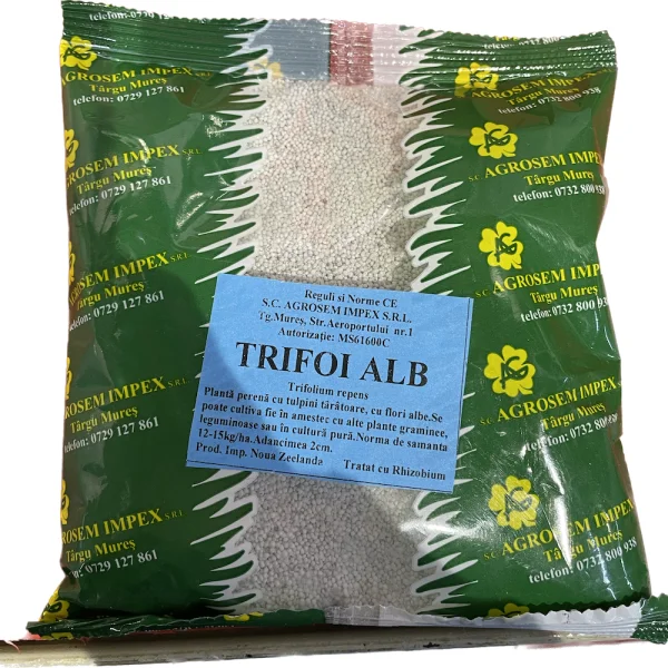 Seminte trifoi alb Huia Rhizobium 400 gr