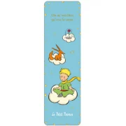 Semn de carte The Little Prince, Fox and Rose on the Clouds, Kiub