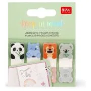 Semne de carte adezive (4 x 20), Keep in mind!- Animale dragute, Legami