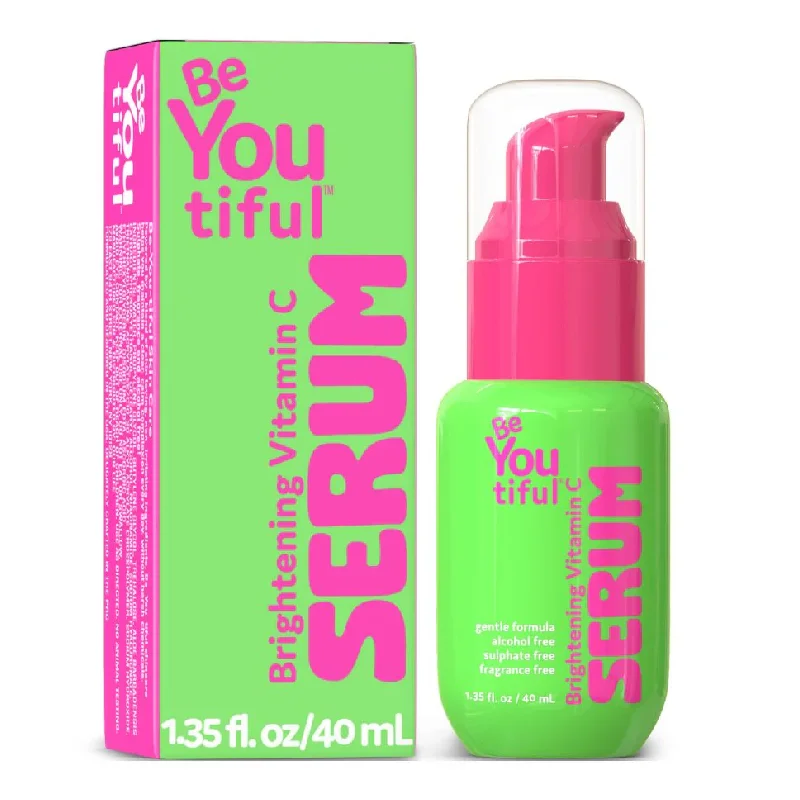 Ser facial iluminator cu vitamina C pentru adolescenti si tineri, 40 ml, BeYoutiful