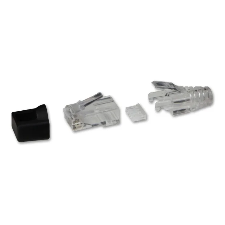Set 10 buc conectori RJ45 cat.6 UTP + manson, Lindy L62431*