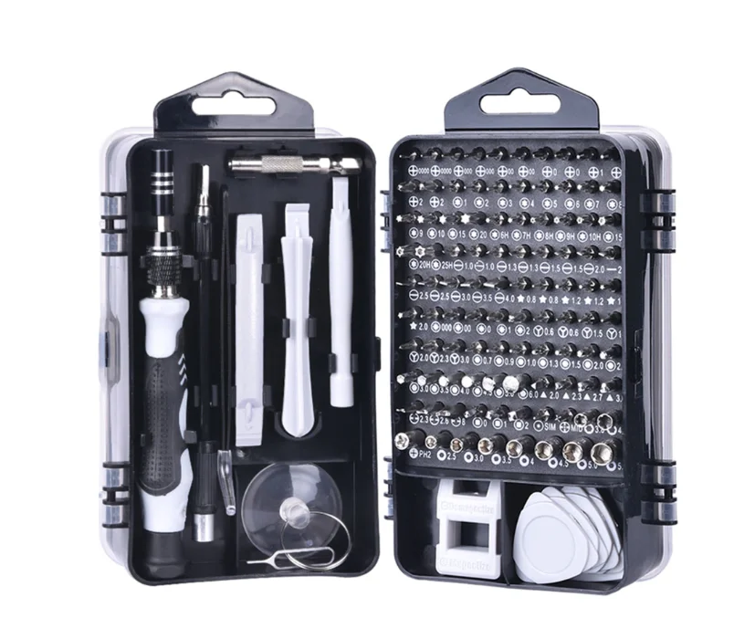 Set 115 accesorii Biti Surubelnita Chei