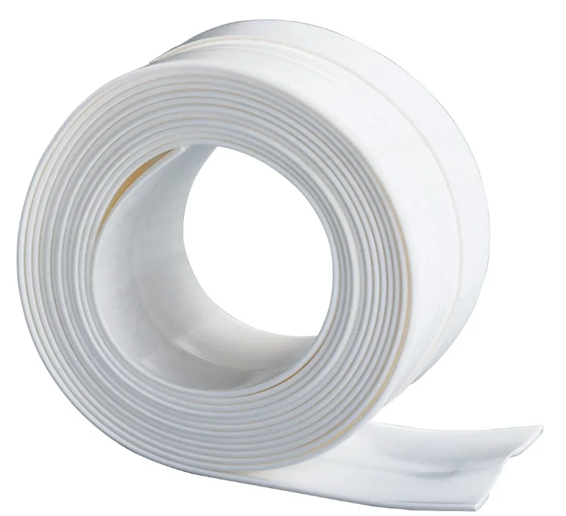 Set 2 Benzi late adezive etansare pentru baie din plastic Alb 3 M