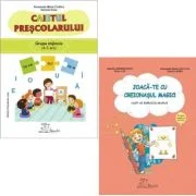 Set 2 caiete pentru grupa mijlocie, 4-5 ani: Caietul prescolarului si Joaca-te cu creionasul magic! - Gabriela Berbeceanu, Smaranda Maria Cioflica