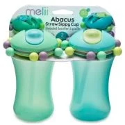 Set 2 cani cu pai Abacus, albastru si verde, Melii