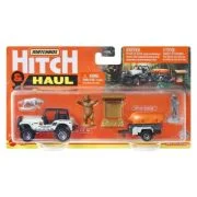 Set 2 vehicule scara 1: 64 Matchbox Hitch&amp;Haul 1988 Jeep 4x4 trailer trawler