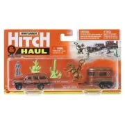 Set 2 vehicule scara 1: 64 Matchbox Hitch&amp;Haul Rodeo 1988 Jeep Wagoneer Pony trailer