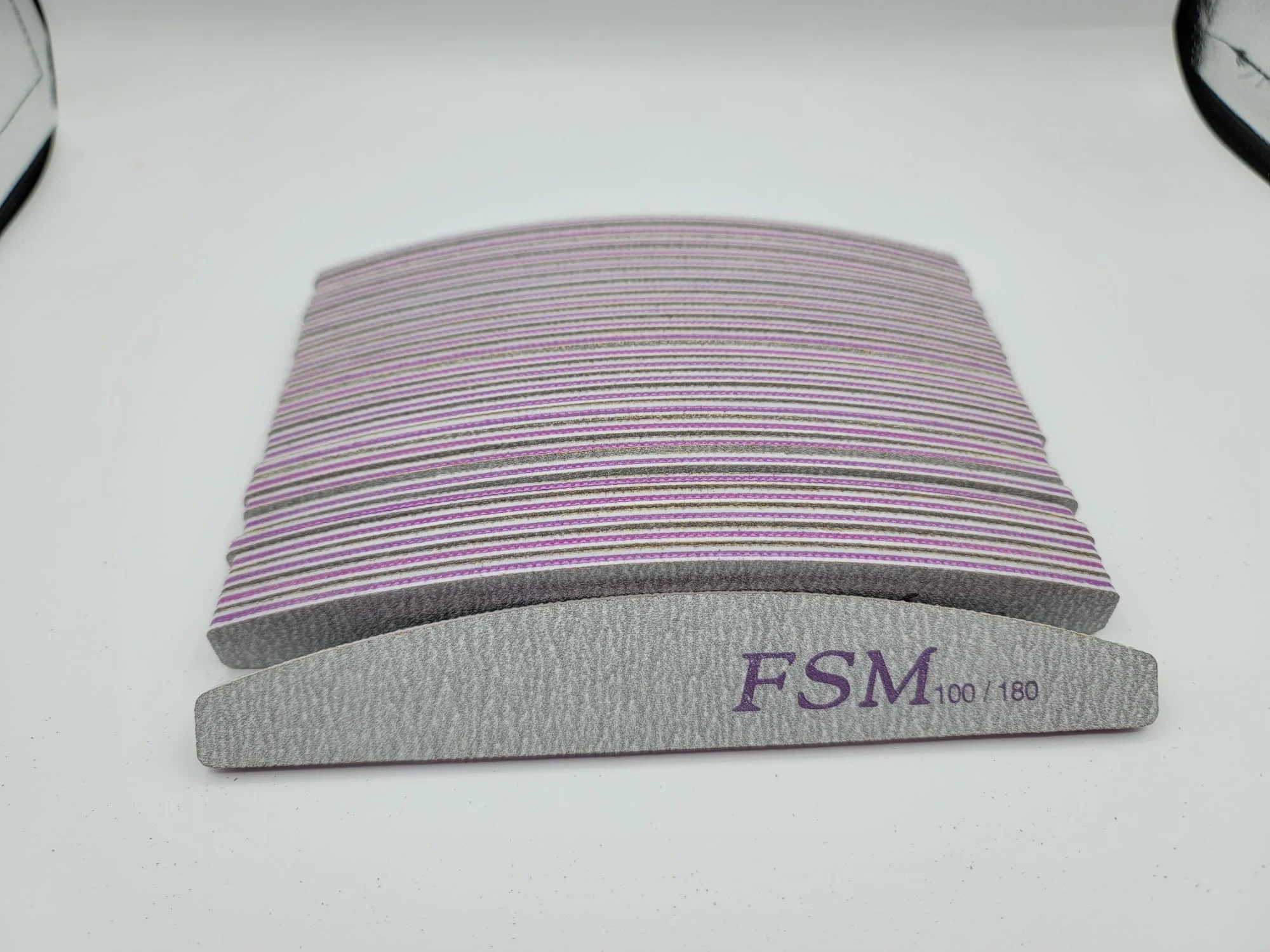 Set 25 Bucati Pila Unghii Semiluna FSM 100/180 - PFSM100/180-25B - Everin.ro