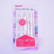 Set 3 cutite pictura Magi-Wap, cu paleta pictura, EPKP01B-1