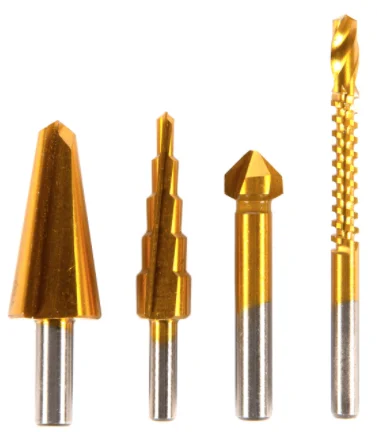 Set 4 freze HSS 8-20  4-12  12-4  6 mm