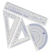 Set 4 instrumente geometrie You Rule!, Geniu, Legami