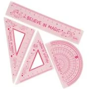 Set 4 instrumente geometrie You Rule!, Unicorn, Legami
