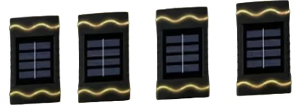 Set 4 lampi solare decorative de perete 4Led