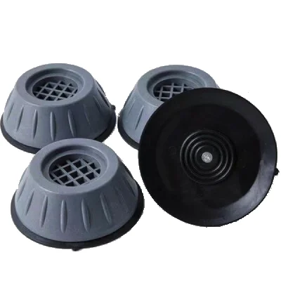 Set 4 picioare tip tampoane anti-zgomot  antiderapante tip suport pentru masina de spalat cu VENTUZA MD