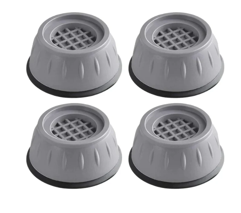 Set 4 Picioruse GRI antisoc si antiderapante pentru masina de spalat