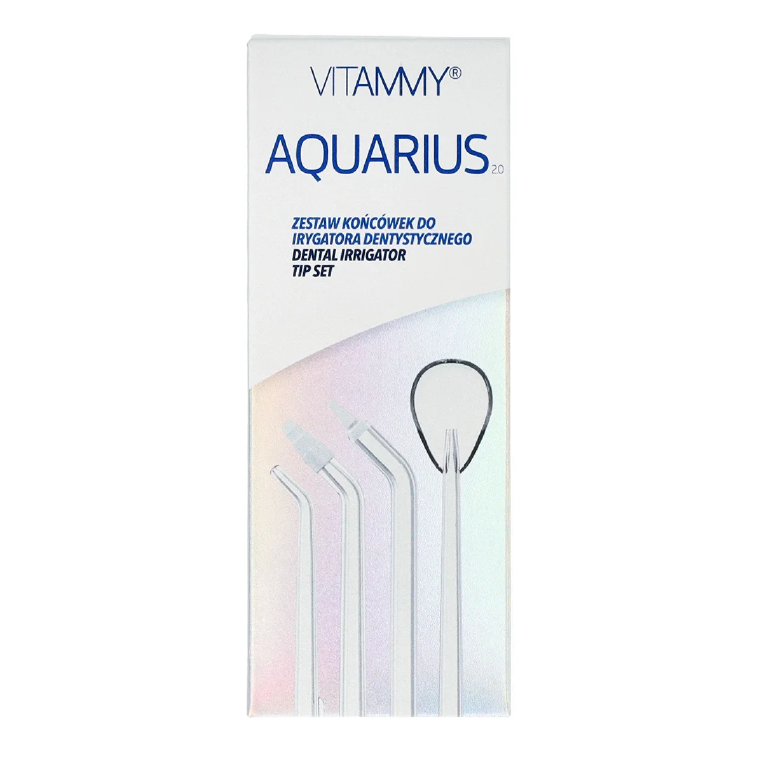 Set 4 varfuri pentru irigator oral, Aquarius, Vitammy