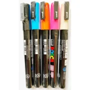 Set 5 markere UNI PC-3M, 0. 9 - 1. 3 mm, Posca