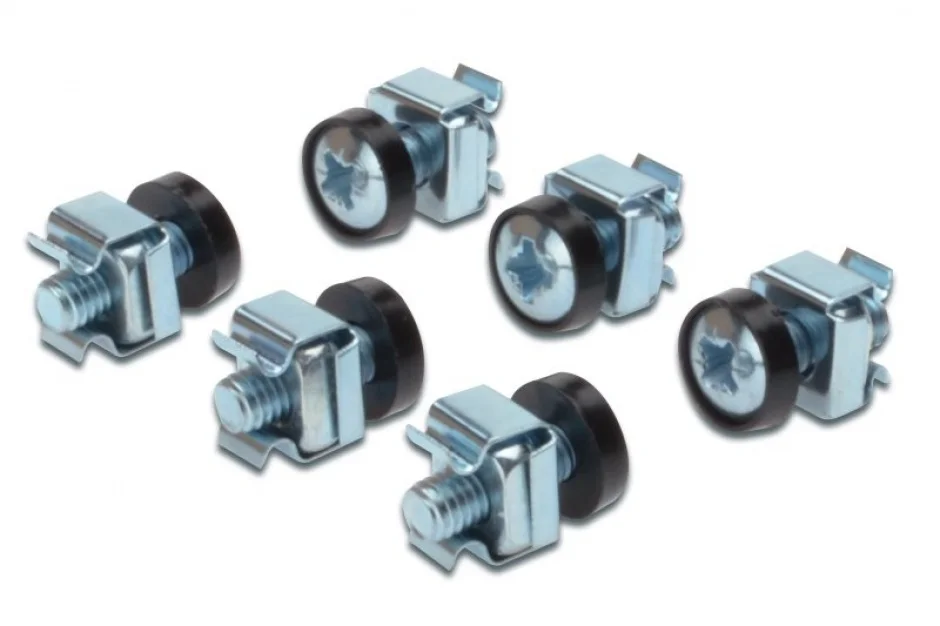 Set 50 buc suruburi montare rack M6, ZZ-SCREW02