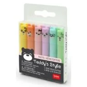 Set 6 evidentiatoare, Teddy's Style, Legami