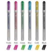 Set 6 pixuri Glitter Gel, Shine like a diamond, multicolor, Legami