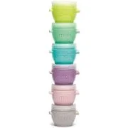 Set 6 recipiente silicon Snap&amp;Go, 59 ml, Melii