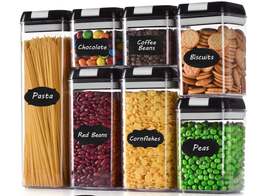 Set 7 recipiente pentru depozitarea alimentelor