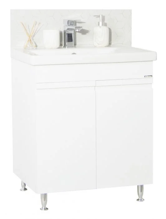 Set Baza front MDF si Lavoar seria 786, 76 cm, alb