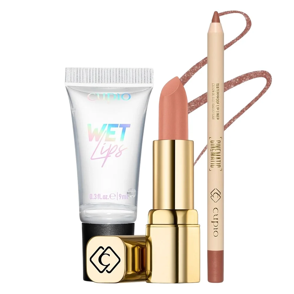 Set buze Caramel Peach Frosting