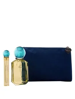 Set cadou Chopard Happy Lemon Dulci (Apa de parfum 100 ml + Apa de parfum 10 ml + Geanta pentru cosmetice), pentru femei