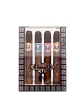 Set cadou Cuba (Apa de toaleta Gold, 5 ml + Apa de toaleta Blue, 5 ml + Apa de toaleta Red, 5 ml + Apa de toaleta Orange, 5 ml), pentru barbati