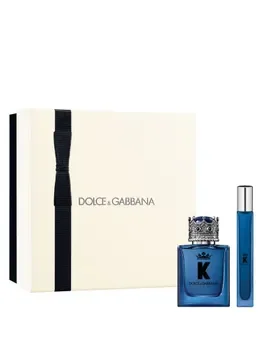 Set cadou Dolce Gabbana K By Dolce & Gabbana (Apa de parfum, 50 ml + Apa de parfum, 10 ml), pentru barbati