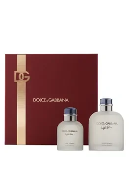 Set cadou Dolce&Gabbana Light Blue (Apa de toaleta, 200 ml + Apa de toaleta, 75 ml), pentru barbati