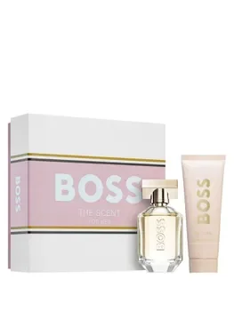 Set cadou Hugo Boss The Scent (Apa de parfum, 50 ml + Lotiune de corp, 75 ml), pentru femei