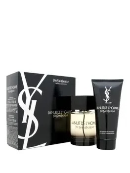 Set cadou Yves Saint Laurent La Nuit L'Homme (Apa de toaleta 100 ml + Gel de dus 100 ml), pentru barbati