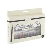 Set caligrafie, Creative Craft, cerneala diverse culori, penite diferite, caiet caligrafie