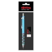 Set creion mecanic Rotring Tikky 0. 7 mm + radiera, diverse culori