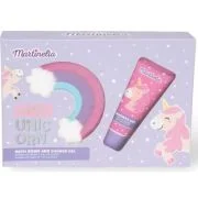 Set crema de corp si bomba de baie, Martinelia Little Unicorn