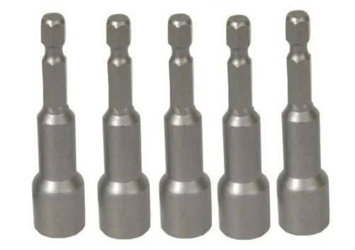 Set de 5 biti tubulari magnetici 1/4