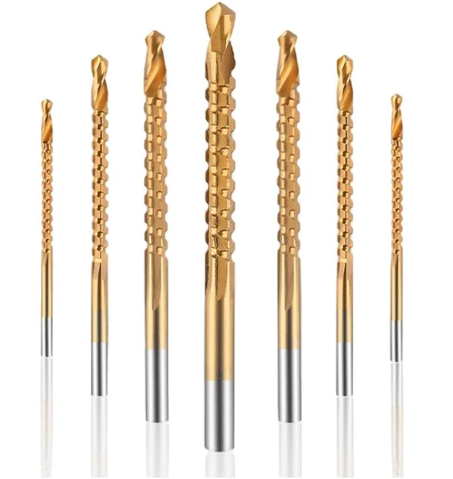 Set de 6 burghii AURII din Otel de la 3 la 8mm
