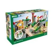 Set de trenulet montan complet cu macarale si accesorii BRIO