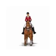 Set Echitatie cal si jocherita in jacheta rosie, Papo